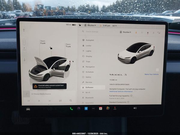 2024 TESLA MODEL 3