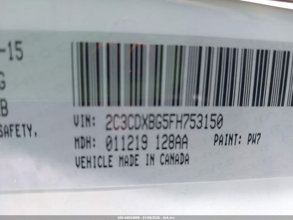 2015 DODGE CHARGER SE