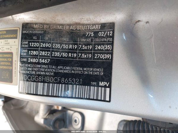 2012 MERCEDES-BENZ GLK 350 4MATIC