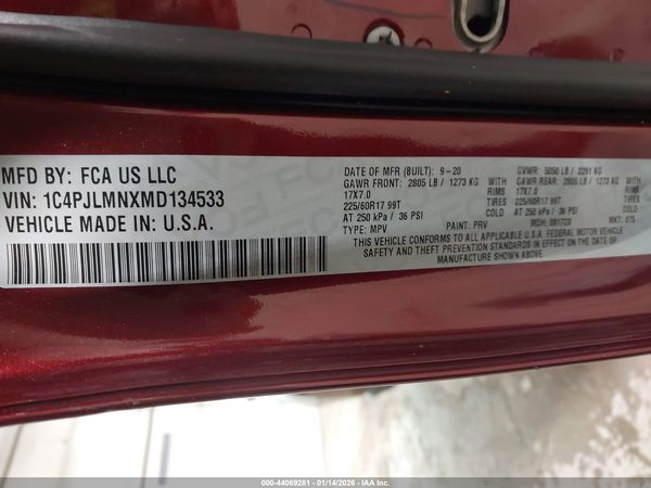 2021 JEEP CHEROKEE LATITUDE LUX FWD