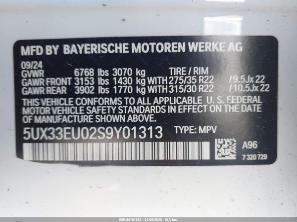 2025 BMW X5 M60I