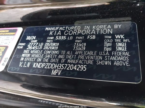 2025 KIA SPORTAGE PLUG-IN HYBRID X-LINE PRESTIGE