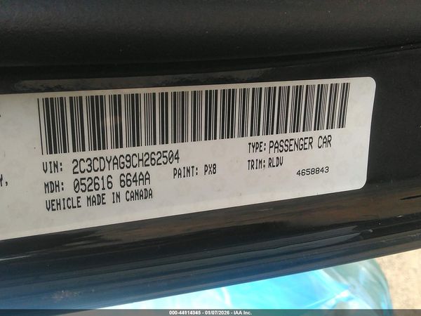 2012 DODGE CHALLENGER SXT