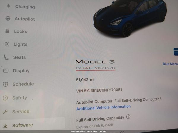 2022 TESLA MODEL 3