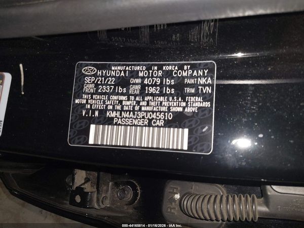 2023 HYUNDAI ELANTRA HYBRID LIMITED