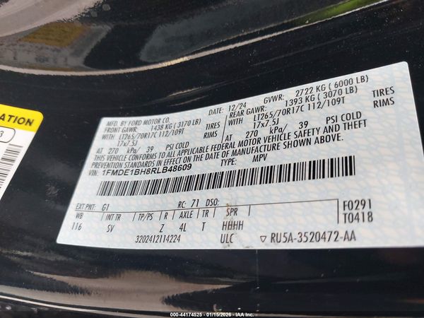 2024 FORD BRONCO BLACK DIAMOND