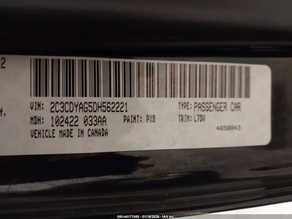 2013 DODGE CHALLENGER SXT