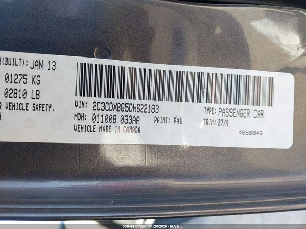 2013 DODGE CHARGER SE