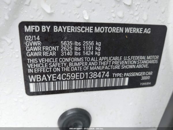 2014 BMW 740LI