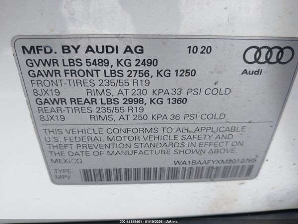 2021 AUDI Q5