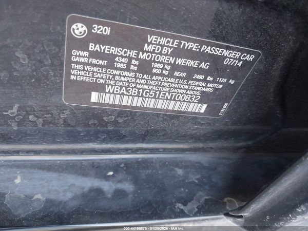 2014 BMW 320I SA