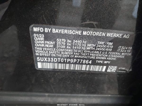 2023 BMW X4 XDRIVE30I