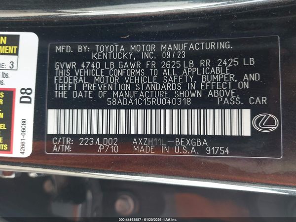 2024 LEXUS ES 300H 300h Premium