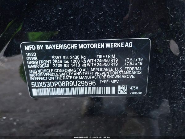 2024 BMW X3 XDRIVE30I