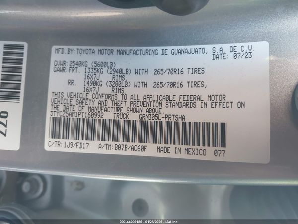 2023 TOYOTA TACOMA TRD OFF ROAD
