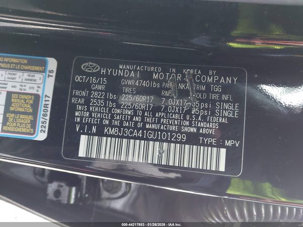 2016 HYUNDAI TUCSON SE