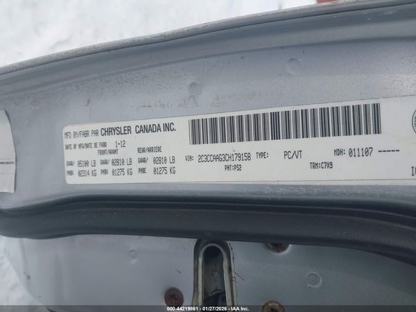 2012 CHRYSLER 300 TOURING — I9