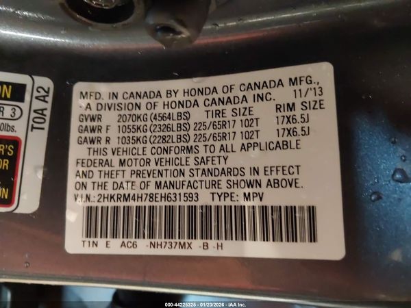 2014 HONDA CR-V EX-L