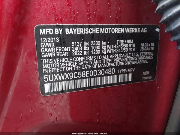 2014 BMW X3 XDRIVE28I