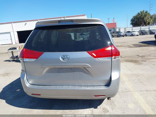 2012 TOYOTA SIENNA LE 8 PASSENGER — I119
