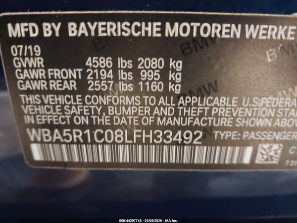 2020 BMW 330I