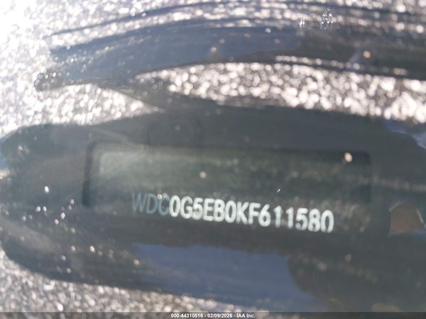 2019 MERCEDES-BENZ GLC 350E 4MATIC