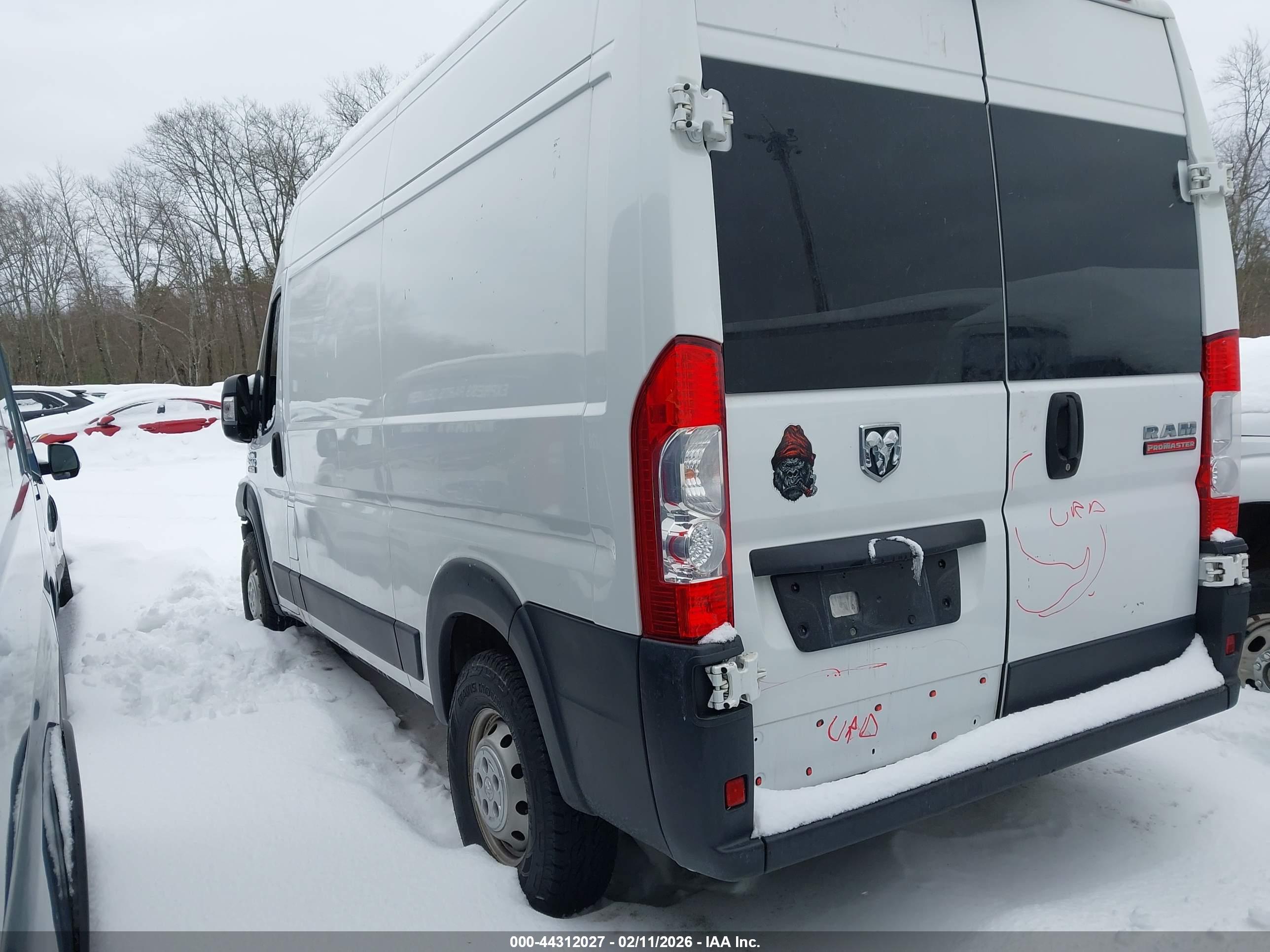 2019 RAM PROMASTER 1500 HIGH ROOF 136 WB