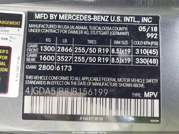 2018 MERCEDES-BENZ GLE 350 GLE350