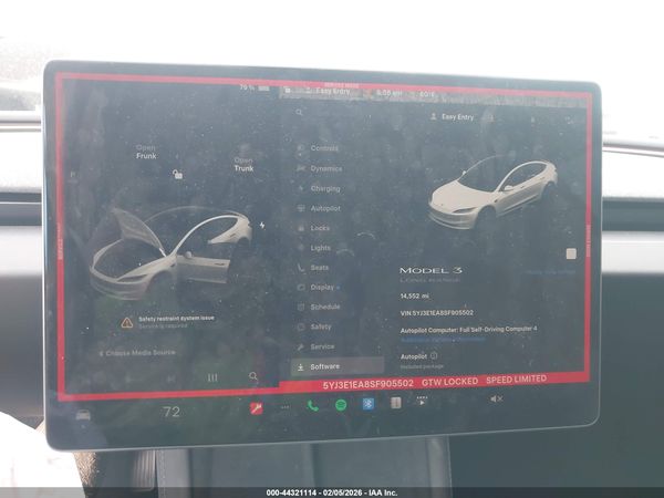 2025 TESLA MODEL 3