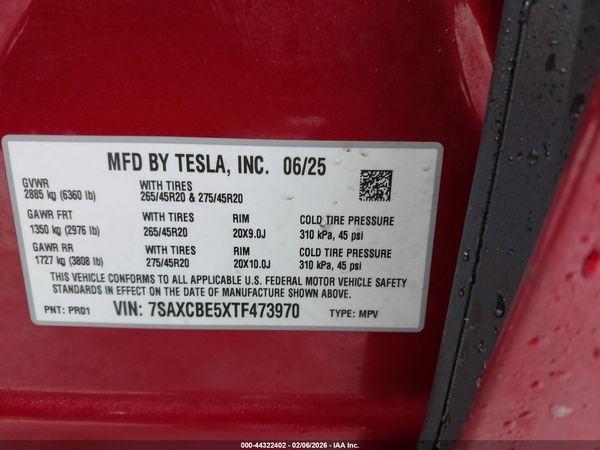 2026 TESLA MODEL X ALL-WHEEL DRIVE