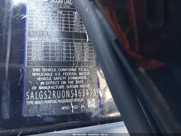 2022 LAND ROVER RANGE ROVER HSE WESTMINSTER EDITION