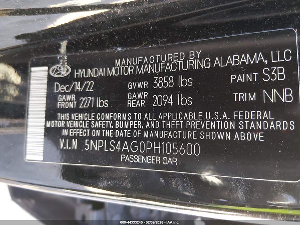 2023 HYUNDAI ELANTRA SEL