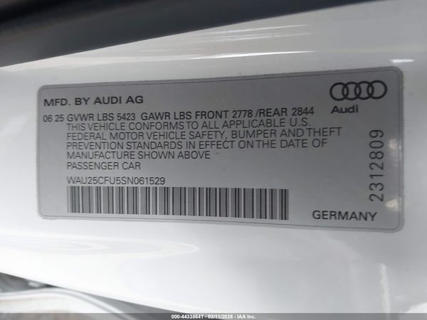 2025 AUDI ALL-NEW S5