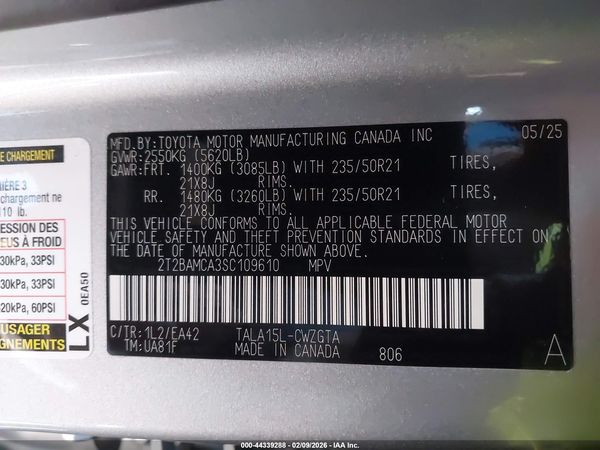 2025 LEXUS RX 350 PREMIUM
