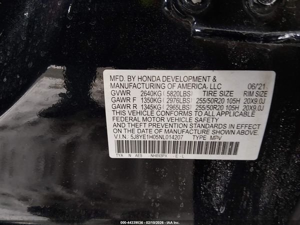 2022 ACURA MDX A-SPEC PACKAGE — I9