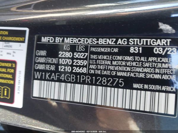 2023 MERCEDES-BENZ C 300 SEDAN