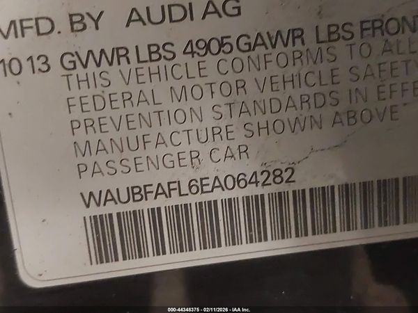2014 AUDI A4 2.0T PREMIUM