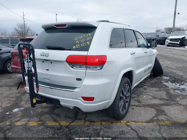 2017 JEEP GRAND CHEROKEE OVERLAND 4X4