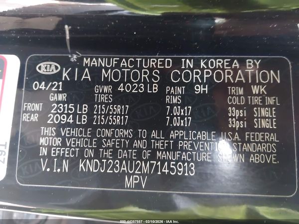 2021 KIA SOUL S