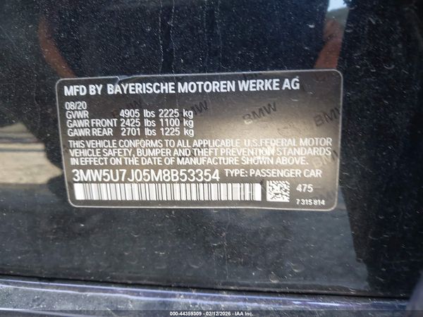 2021 BMW 3 SERIES M340I