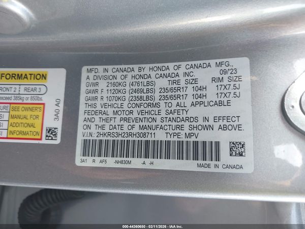 2024 HONDA CR-V LX 2WD