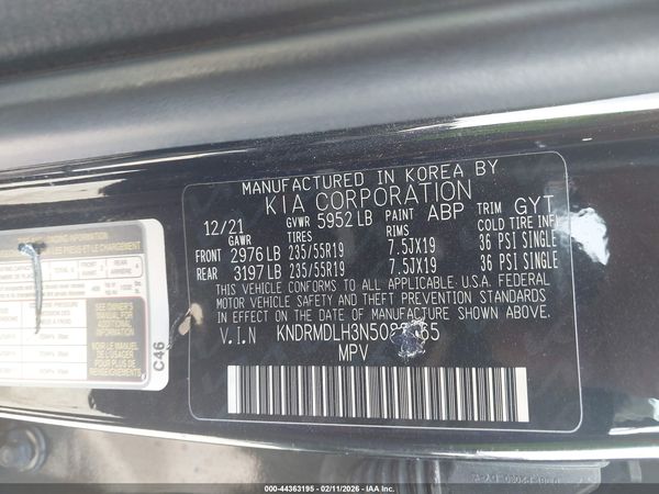 2022 KIA SORENTO PLUG-IN HYBRID SX PRESTIGE