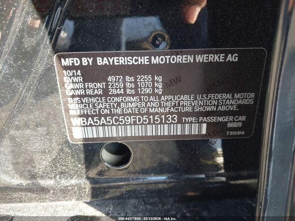 2015 BMW 528I