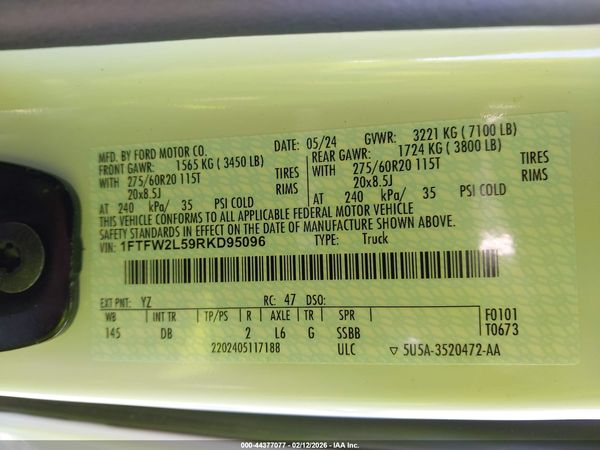 2024 FORD F-150 STX
