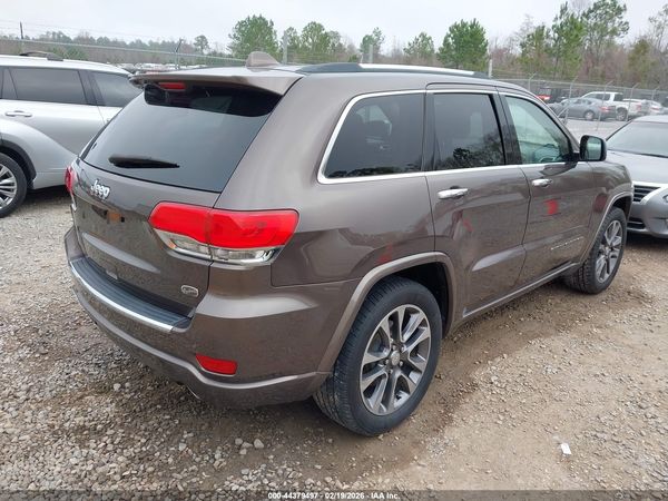 2017 JEEP GRAND CHEROKEE OVERLAND 4X2