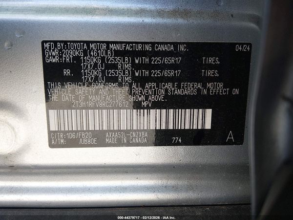 2024 TOYOTA RAV4 LE