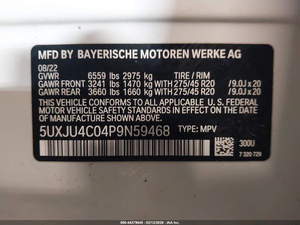 2023 BMW X5 M50I