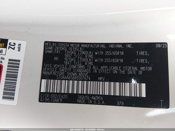 2024 TOYOTA GRAND HIGHLANDER XLE