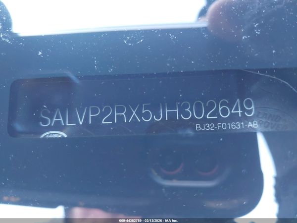 2018 LAND ROVER RANGE ROVER EVOQUE SE/SE PREMIUM