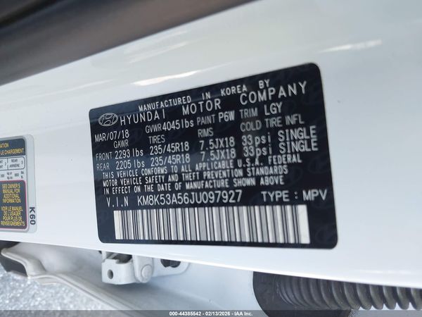 2018 HYUNDAI KONA ULTIMATE